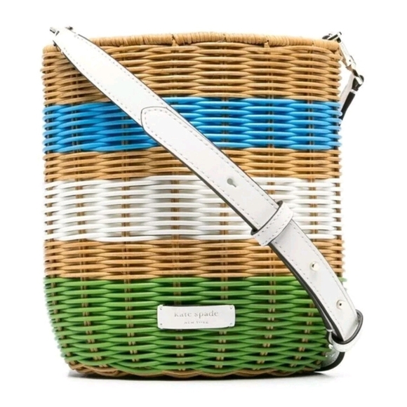 KATE SPADE BOUY WICKER BUCKET BAG - Picture 9 of 16